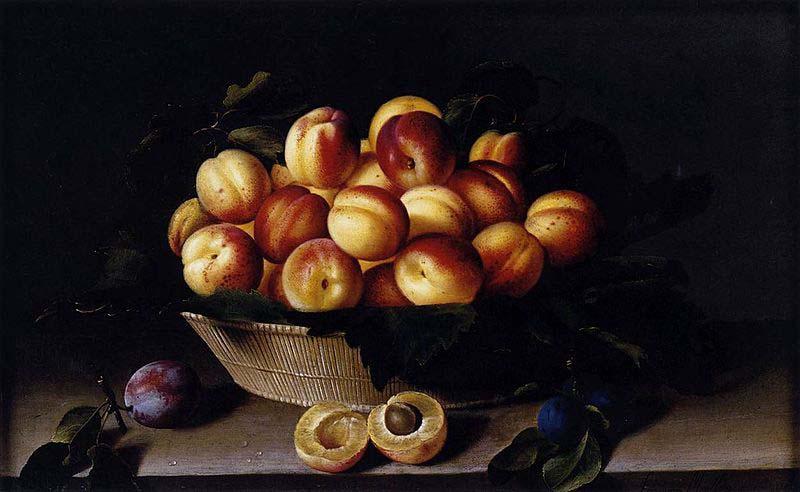 Louise Moillon Basket of Apricots Sweden oil painting art